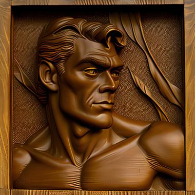 3D model Tarzan Tarzan the Ape ManJohnny Weissmuller (STL)